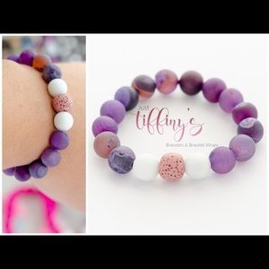 Bracelet with Lava Stone Essential Oil Diffuser